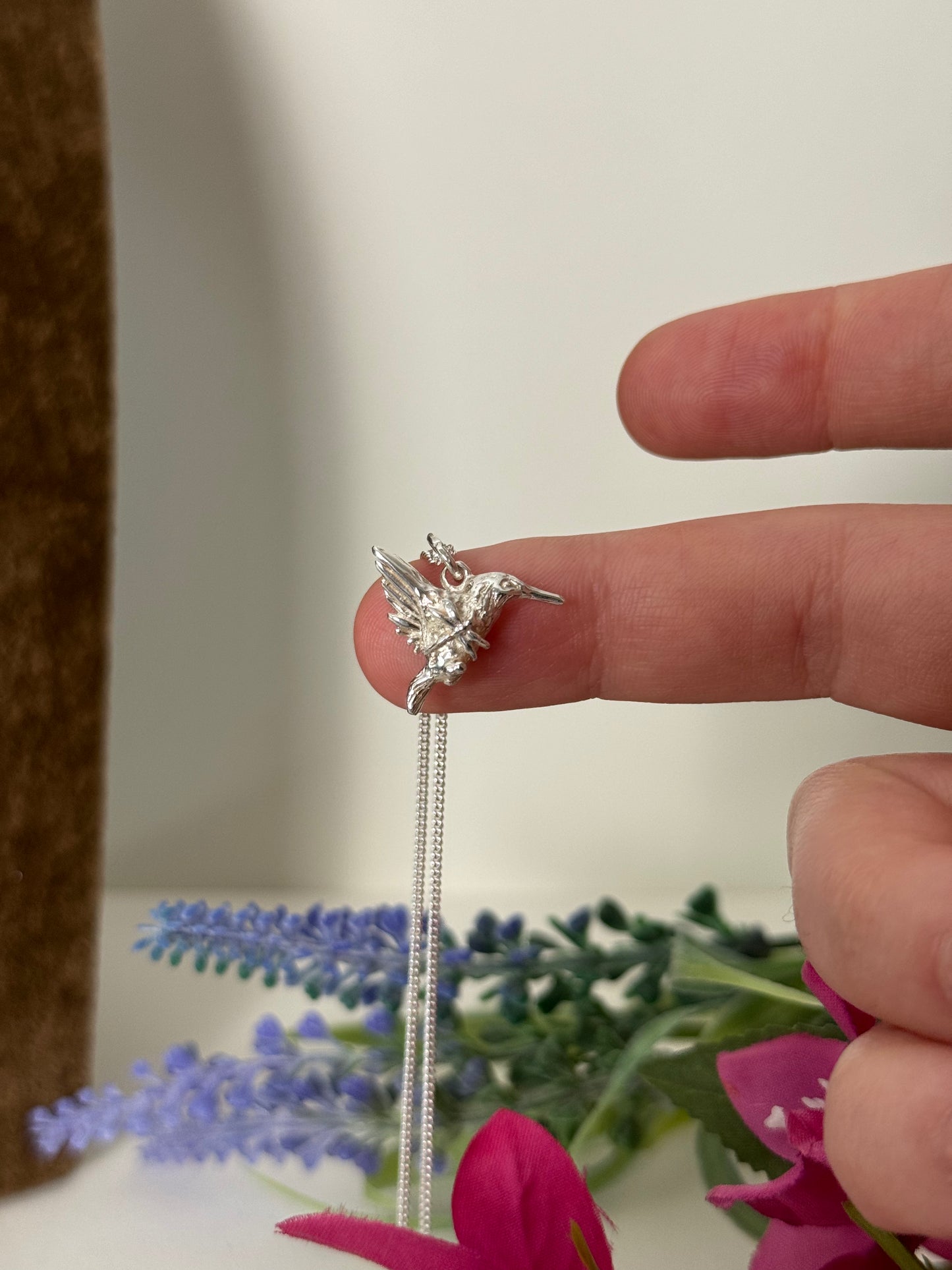 HummingBird With Dragonfly Necklace