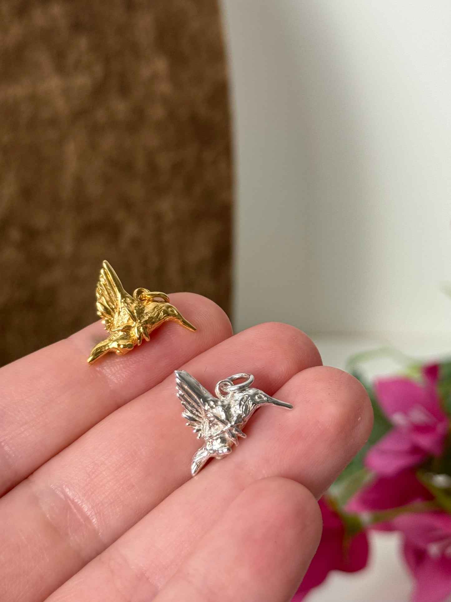 HummingBird With Dragonfly Necklace