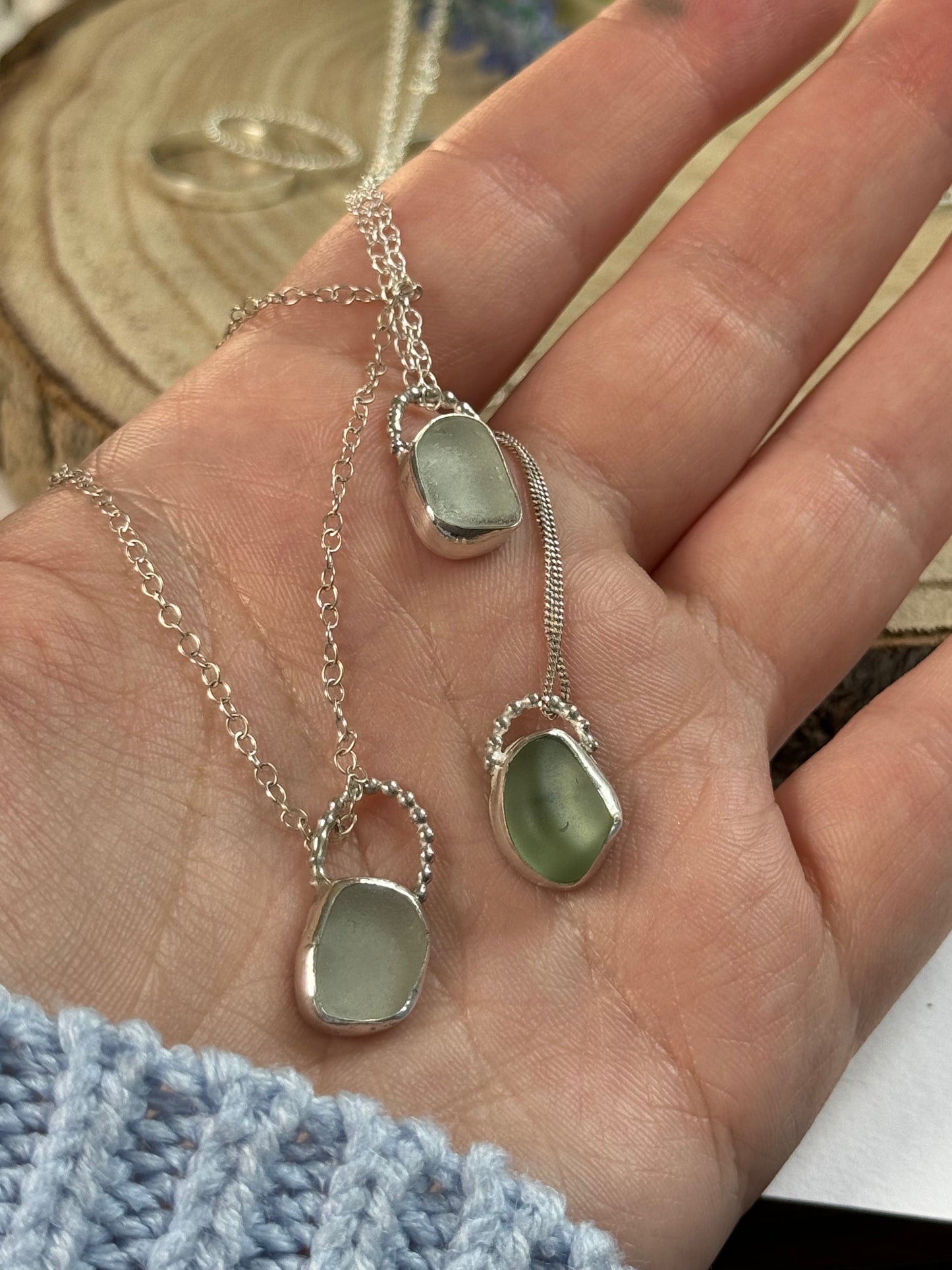 Small Sea Glass Necklace Workshop