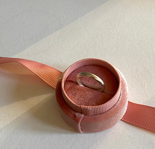 925 Silver Wedding Ring D-Shaped 2.3mm