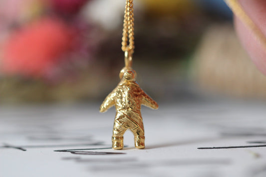 Skiing Bear Necklace