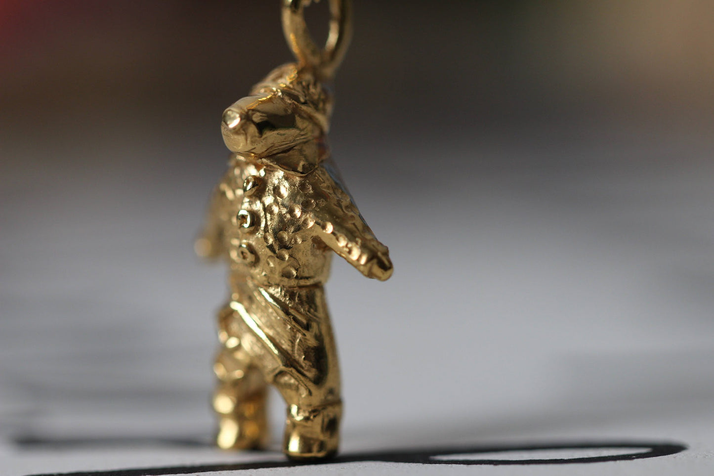 Skiing Bear Necklace