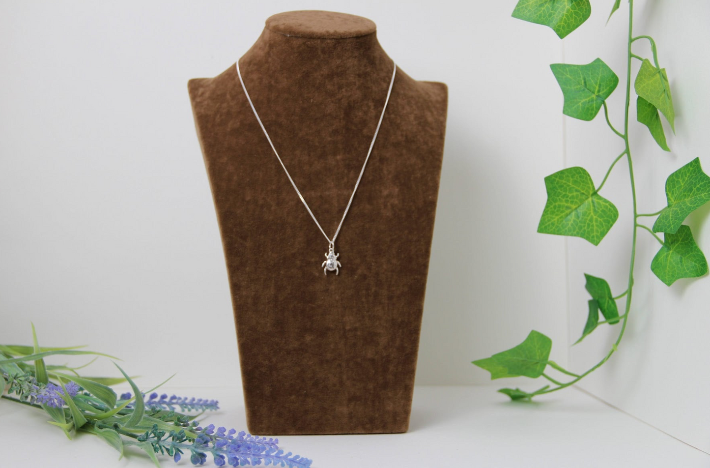 Tiny Beetle Necklace
